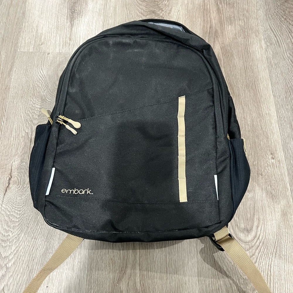 Black and Tan Men's Backpack